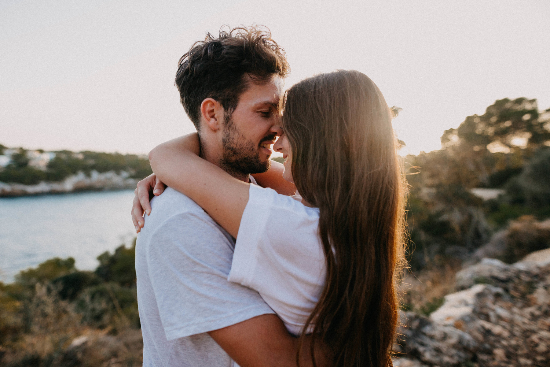 Sweet Couple During Sunset